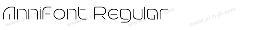 Annifont Regular字体转换 Annifont Regular字体转换